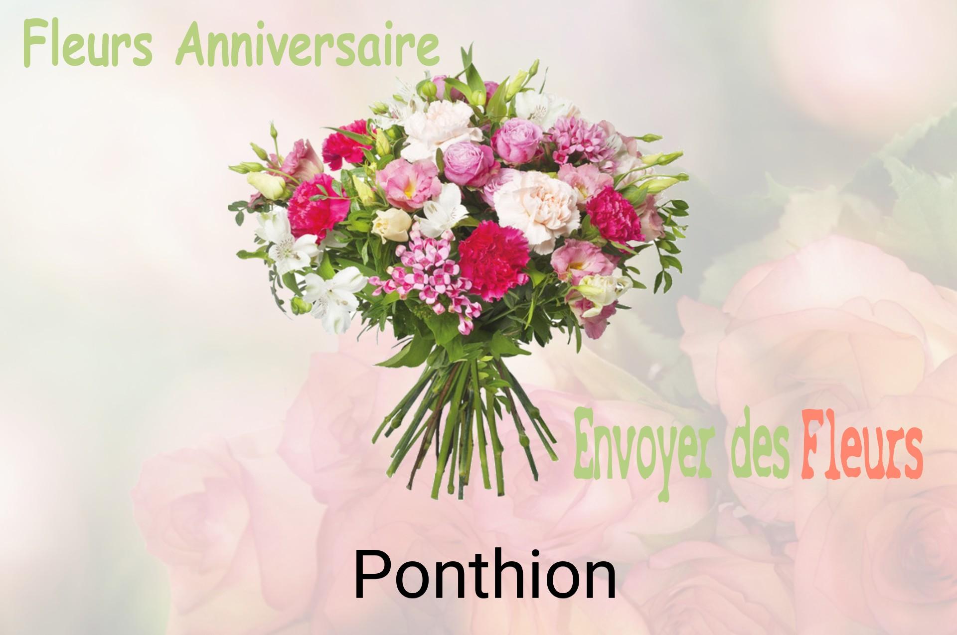 Bouquet de fleurs d’anniversaire livré à Ponthion
