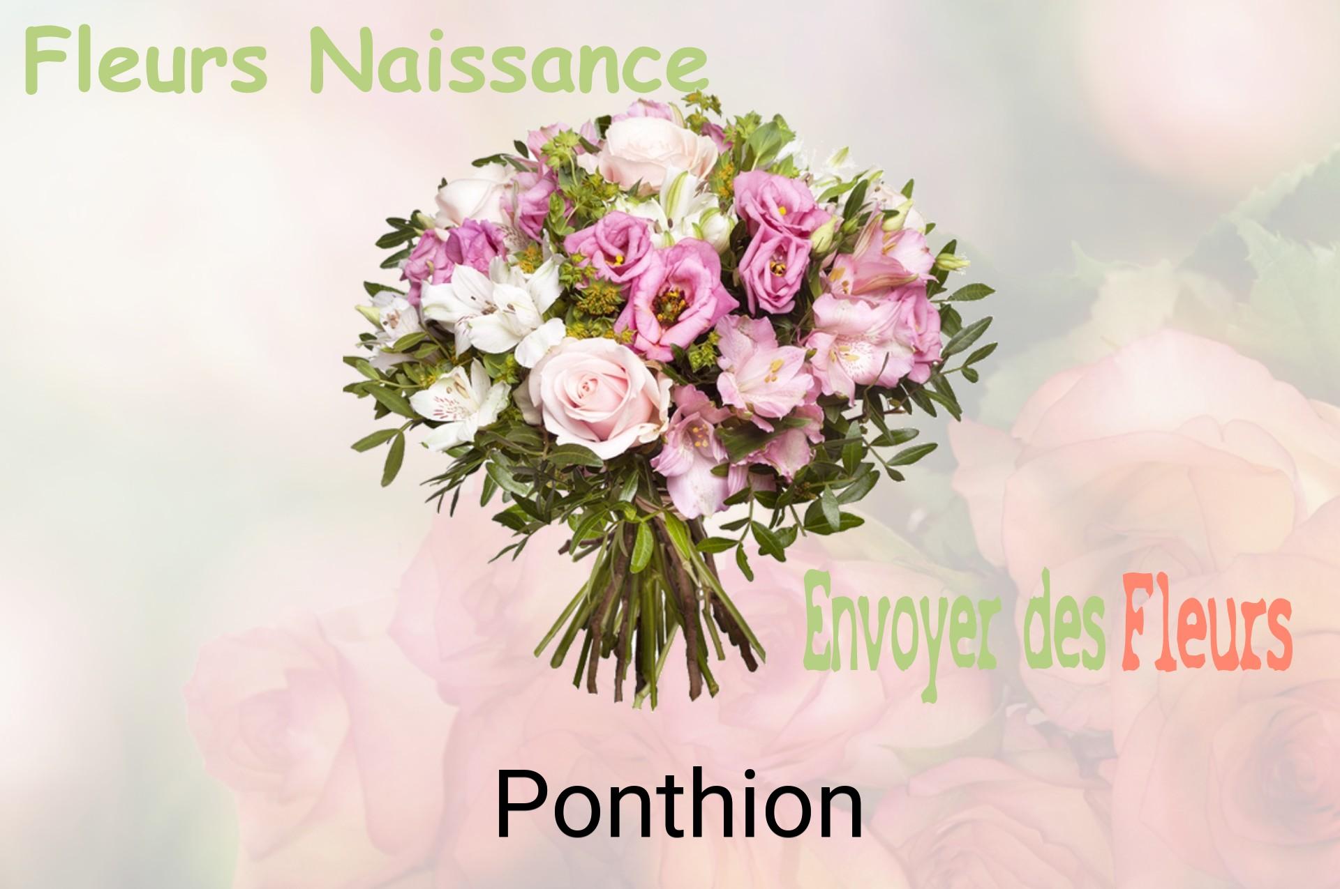 Bouquet de fleurs de naissance livré à Ponthion